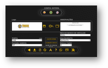 Software Truck Center - Alinhamento